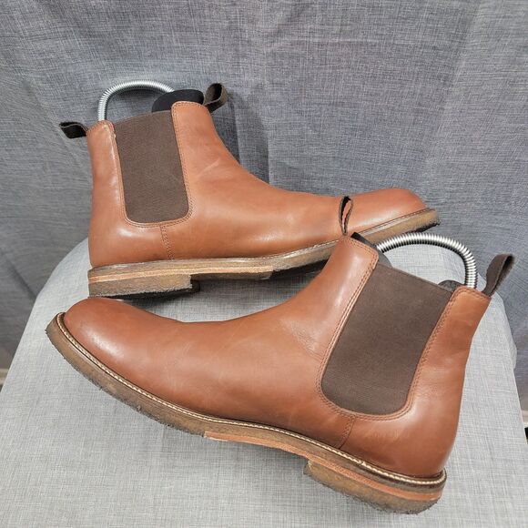 Onward Reserve Highland Leather Brown Chelsea Ankle Boots Men\'s SZ 11.5 main image 13